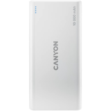 Canyon Powerbank PB-108 10000 mAh 2xUSB fehér power bank