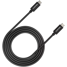 Canyon UC-42 USB Type-C apa - USB Type-C apa 4.0 Adat és töltő kábel - Fekete (2m) kábel és adapter
