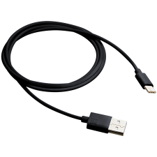 Canyon USB-C - USB 2.0 Adat- és töltőkábel 1m - Fekete kábel és adapter