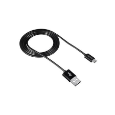 Canyon USB kábel, USB 2.0-microUSB, 1 m, CANYON &quot;UM-1&quot;, fekete kábel és adapter