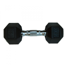 Capetan® 35Kg Hex Egykezes Edzőtermi Gumírozott Kézi Súlyzó Professional Line kézisúlyzó