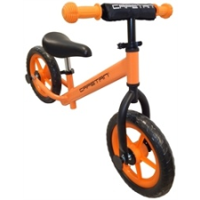  Capetan® Energy Narancs színű 12" kerekű futóbicikli - pedál nélküli gyermekbicikli lábbal hajtható járgány