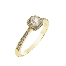  Capri Endless Love Fehér Zafír 14kt 0.50ct gyűrű gyűrű