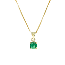 Capri Four Points Smaragd 14kt 0.17ct nyaklánc és medál nyaklánc