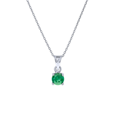Capri Four Points Smaragd 14kt 0.20ct nyaklánc és medál nyaklánc