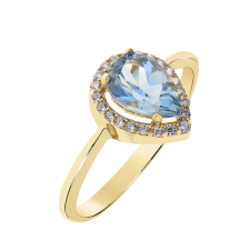 Capri La Fontana 14kt 1.46ct Eljegyzési gyűrű gyűrű