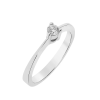  Capri Love Triangle Gyémánt 14kt 0.17ct Eljegyzési gyűrű