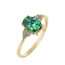  Capri Madagascar Dream Moissanit 14kt 1.5 ct gyűrű gyűrű