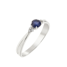 Capri Simple Elegance Oceanblue Zafír 14kt 0.34ct gyűrű gyűrű