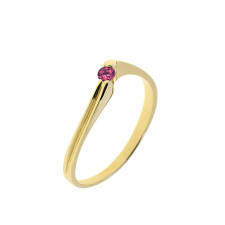 Capri Simple Elegance Rubin 14kt 0.07ct Eljegyzési gyűrű gyűrű