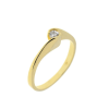 Capri Tiny Elegance Gyémánt 14kt 0.10ct Eljegyzési gyűrű
