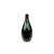 Capri üveg váza Fekete/zöld 15x15x38 cm