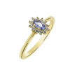  Capri Wonder of Prague Tanzanit 14kt 0.20ct gyűrű