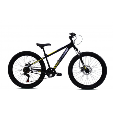  Capriolo Oxigen Disc 24" gyerek kerékpár Fekete-Sárga gyermek kerékpár