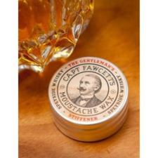 Captain Fawcett 's Gentleman's Stiffener Malt Whisky Moustache Wax 15ml hajformázó