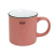 Capventure - Cabanaz Kerámia teás és kávés bögre, rózsaszín, 250 ml