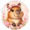  Capybara témájú (kapibara) tortaostya,ostyalap