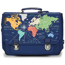 CARAMEL &amp; CIE Iskolatáskák CARTABLE 38 CM MAPPEMONDE Kék Egy méret iskolatáska