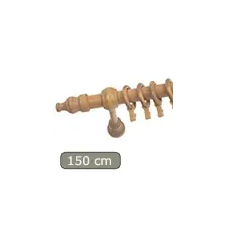  Carballo Plus komplett fa karnis, cseresznye, 1 soros, 150 cm karnis, függönyrúd