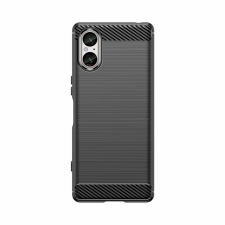  Carbon tok Sony Xperia 5 V telefonhoz - fekete tok és táska