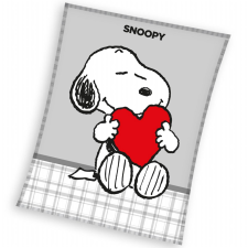 Carbotex Baby fleece blanket Snoopy Love 150 × 200 cm (5904302594302) lakástextília