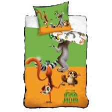 Carbotex Madagascar KING JULIAN ágyneműhuzat garnitúra 140X200+70X90 lakástextília