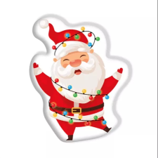 Carbotex Mikulás mintás formapárna, bársonyos tapintású - 40 cm lakástextília