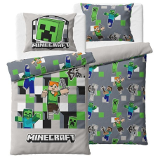 Carbotex Minecraft ágyneműhuzat szett - Greycraft lakástextília
