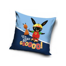 Carbotex Pillow Bunny Bing and Flop Lets Go! 40 × 40 cm (03400-BINGLETSGOA) lakástextília