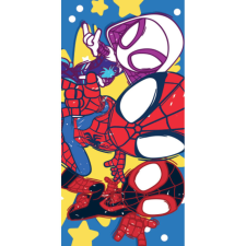 Carbotex Pókember Spidey fürdőlepedő, strand törölköző 70x140cm babatörülköző, kifogó