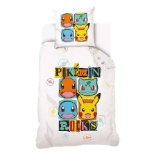 Carbotex Pokemon Rock ágyneműhuzat szett 140x200 cm lakástextília