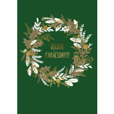 Cardex Boldog Karácsonyot! -Karácsonyi üdvözlőlap - Ünnepi Koszorú party kellék