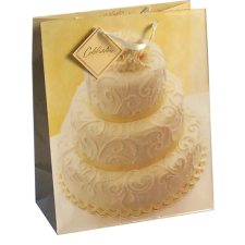 Cardex Esküvői torta normál méretű ajándéktáska 11x6x15cm ajándéktasak