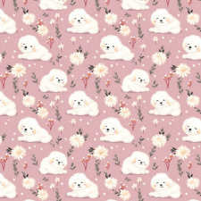 Cardex Fehér kutyusos csomagolópapír 100x70cm kreatív és készségfejlesztő