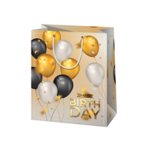 Cardex Happy Birthday! arany lufis exkluzív nagy méretű ajándéktáska 26x13x33cm ajándéktasak