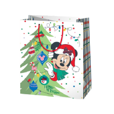 Cardex Mickey egér karácsonyi mintás óriás méretű ajándéktáska 40x56x20cm-es ajándéktasak