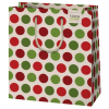 Cardex Pöttyös mintás közepes méretű prémium ajándéktáska 18x23x10cm-es