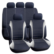  Carguard autós üléshuzat szett - szürke / fekete - 9 db-os ülésbetét, üléshuzat