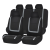 CARGUARD Autós üléshuzat szett - szürke / fekete - 9 db-os - HSA003 55670GY