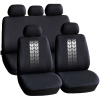 CARGUARD Autós üléshuzat szett - szürke / fekete - 9 db-os - HSA004 (Autós üléshuzat szett)