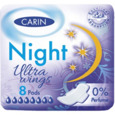 Carin Ultra Wings Night 8 db intim higiénia