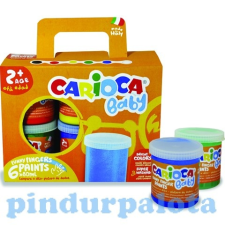 Carioca Baby lemosható ujjfesték 6db-os szett - Carioca iskolai kiegészítő
