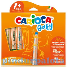 Carioca Carioca 3 az 1-ben bébi zsírkréta 10db-os készlet kréta