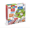 Carioca Coloring puzzle with the theme of City and Jungle with 12 coloured markers (30467)