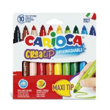 Carioca Creatip Maxi 10 db-os Filctoll Készlet filctoll, marker