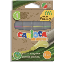 Carioca Eco Family Memolight 4db-os színes szövegkiemelő szett - Carioca filctoll, marker