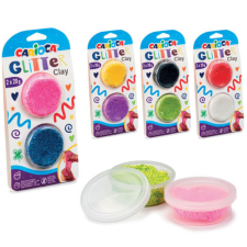 Carioca Glitter csillámos gyurma 2db-os csomag többféle változatban 2x20g - Carioca gyurma
