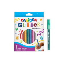 Carioca Glitteres filctoll 6 db-os szett - Carioca filctoll, marker