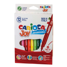 Carioca Joy filctoll vízbázisú tintával, kimosható 6mm 12 db-os 40614 filctoll, marker