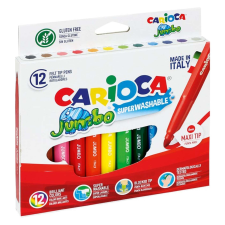  Carioca Jumbo filctoll vízbázisú tintával, kimosható 6mm 12 db-os 40569 filctoll, marker